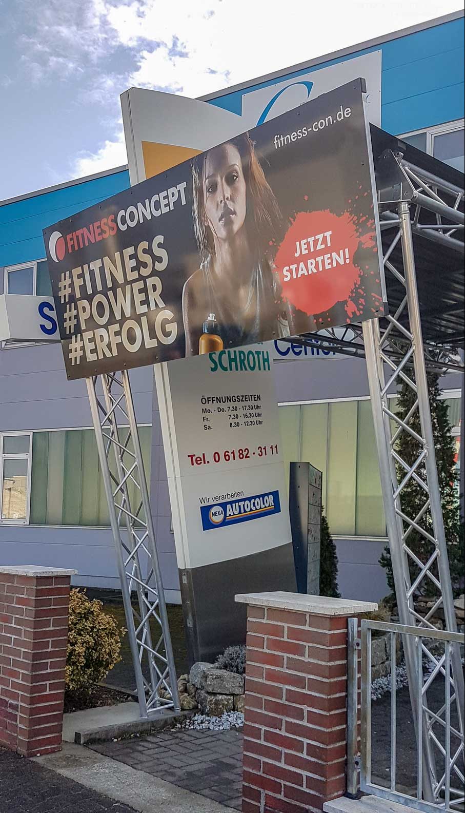 Schilder Banner- Aussenwerbung Werbebanner und Schaufensterbeschriftung